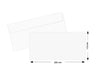 Hispapel White Envelope 115 x 225mm, 90gsm 500pcs-box - Altimus