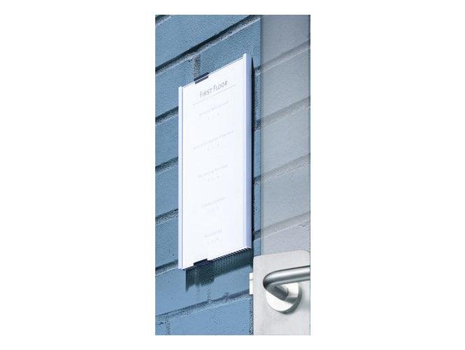 Durable INFO SIGN, 149 x 297 mm, Silver - Altimus