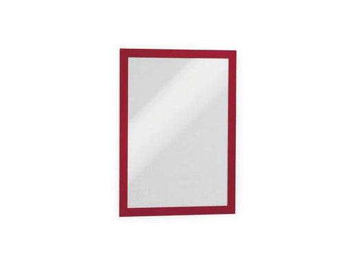 Durable Duraframe, Self-Adhesive Magnetic Frame A4, 2/pack, Red - Altimus