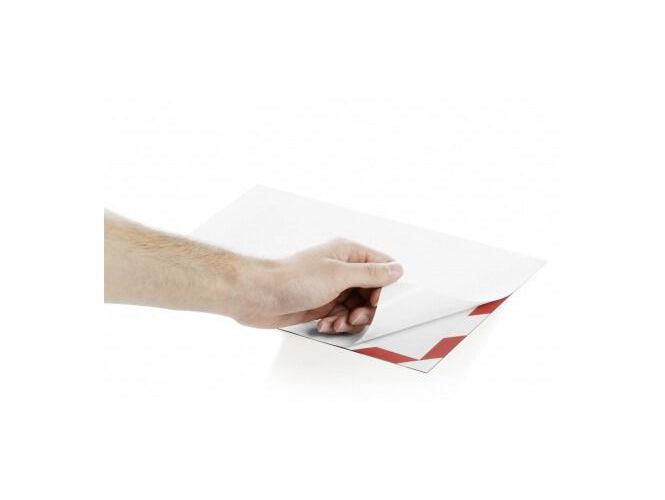 Durable Duraframe Security, Self-Adhesive Magnetic Frame A4, 2/pack, Red/White - Altimus