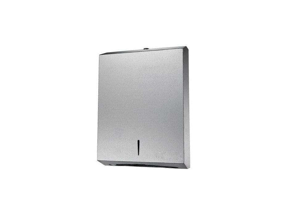 C-Fold - Interfold Stainless Steel Tissue Dispenser, 370x100x280mm (BQ210) - Altimus