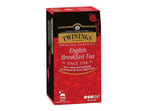 Twinings English Breakfast Tea 100 Tea Bags - Altimus
