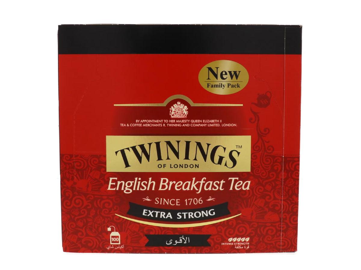 Twinings English Breakfast Extra Strong Black Tea 100 Tea Bags - Altimus