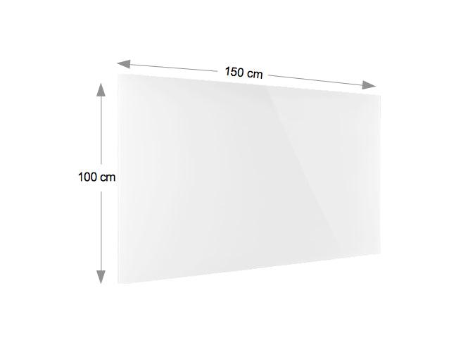 Magnetoplan Magnetic Glass Board, 150 x 100 cm, BRILLIANT WHITE (COP 13408000) - Altimus