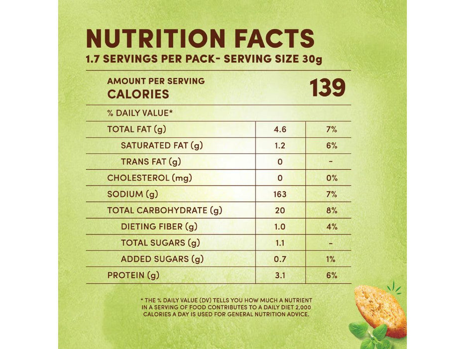 Sunbites Olive And Oregano Bread Bites 50g - Altimus