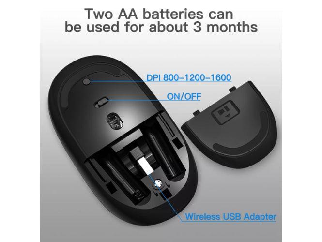 HP S1500 Wireless Mouse - Black - Altimus