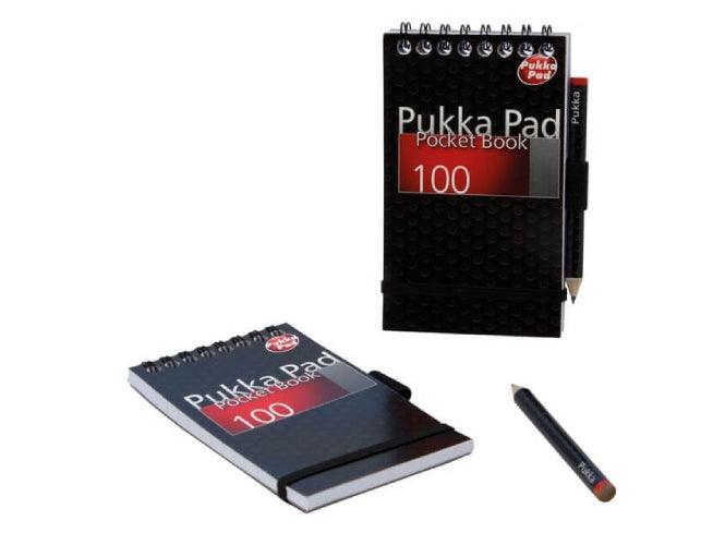 Pukka City Pocket Book and Pencil, 80 gsm, Ruled, Wirebound, A7, 100 pages - Altimus