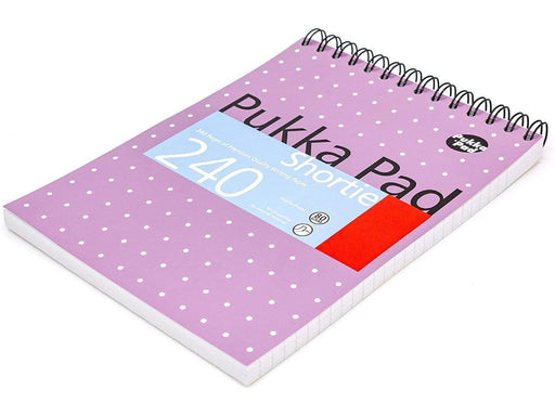 Pukka Shortie Metallic Pad, 80gsm, Ruled, Wirebound, 235mm X 178mm, 240 pages - Altimus