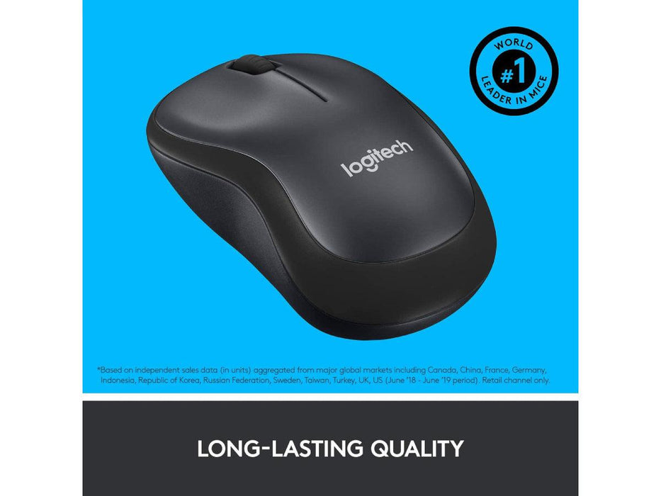 Logitech M220 Wireless Mouse, Black - Altimus