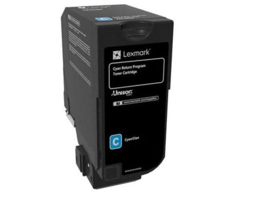 Lexmark 74C50C0 CS720, CS725, CX725 Cyan Return Programme Toner Cartridge - Altimus