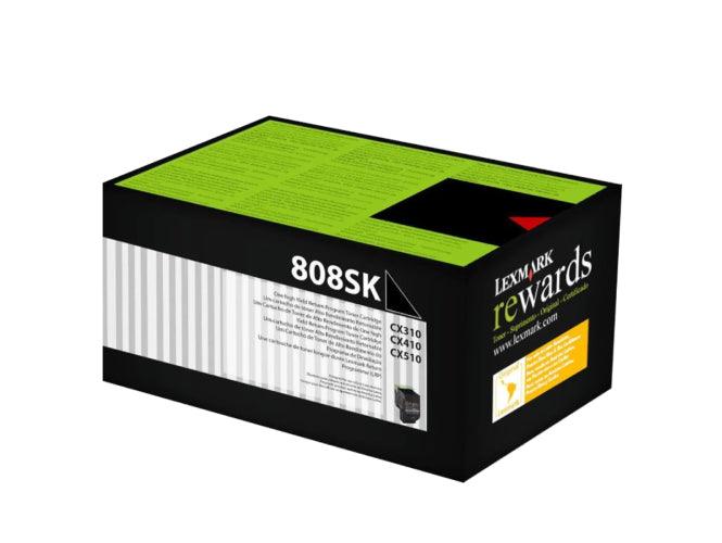 Lexmark 808SK Black Toner Cartridge 80C8SK0
