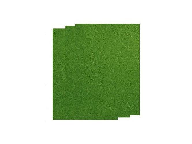 Deluxe A3 Embossed Leather Board Binding Cover 100/pack Green Dubai
