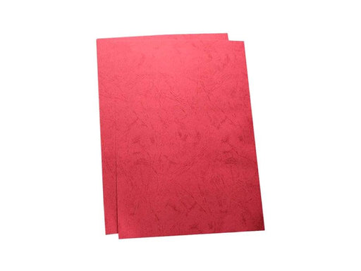 Deluxe A3 Embossed Leather Board Binding Cover, 100/pack, Red - Altimus