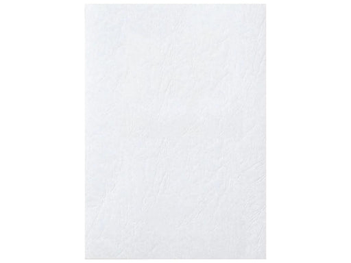 Deluxe A3 Embossed Leather Board Binding Cover, 100/pack, White - Altimus