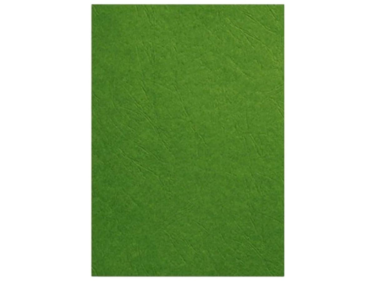 Deluxe A4 Embossed Leather Board Binding Cover, 100/pack, Green Dubai