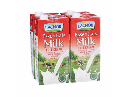 Lacnor Full Cream Milk (4 X 1 Liter) - Altimus