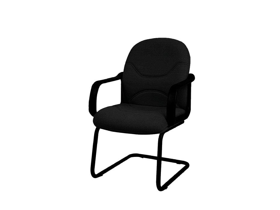 Ora Visitor Chair, Fabric Black