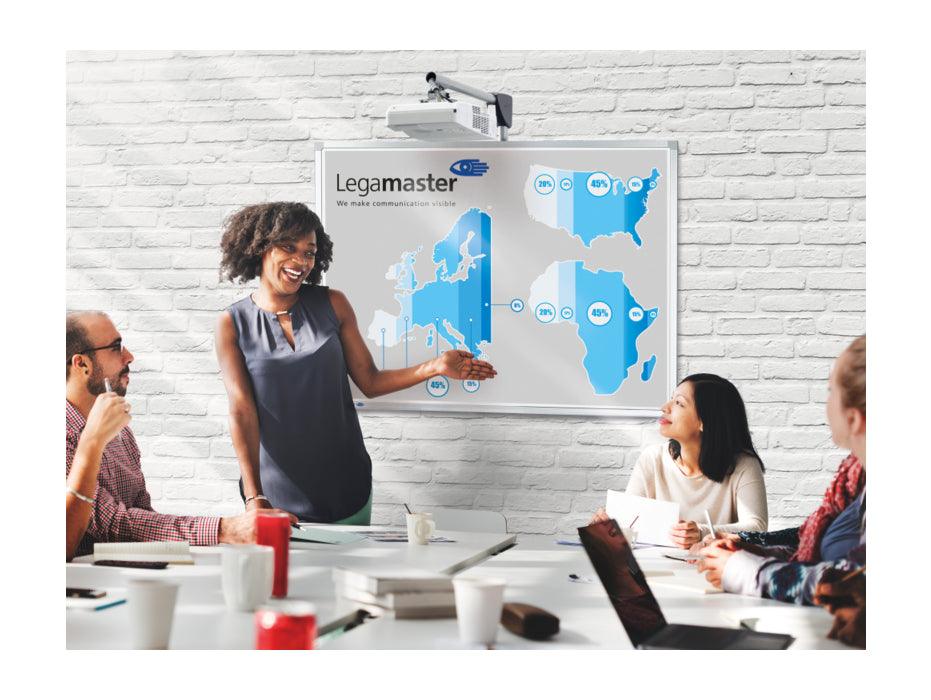 Legamaster Professional Projection Board FLEX 99'' - 155 x 212cm Wall fixed with short marker tray Ref:-7-190013 - Altimus
