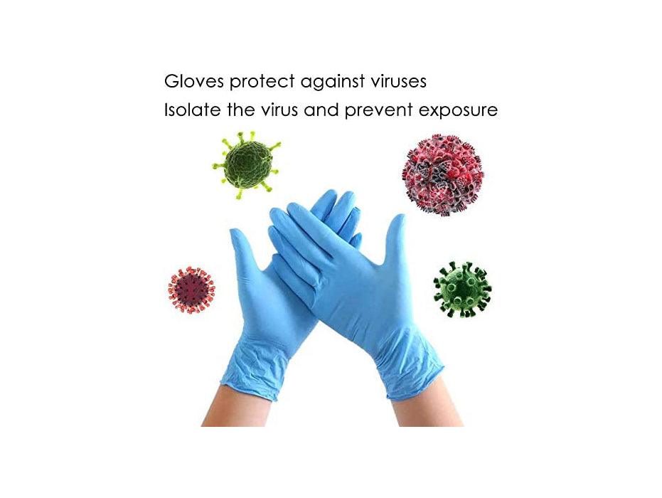 Nitrile Powder-Free Protective Exam Gloves, 100pcs/pack - Large - Altimus