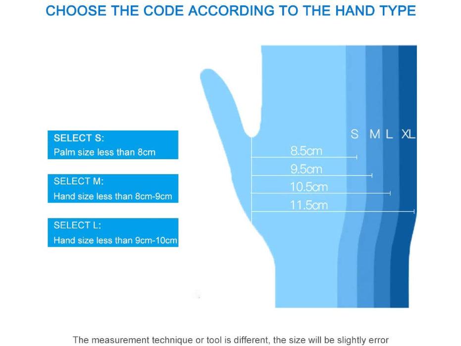 Nitrile Powder-Free Protective Exam Gloves, 100pcs/pack - Large - Altimus