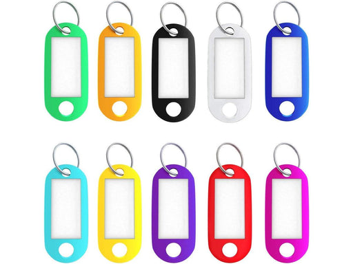 Plastic Key Rings Assorted Colors 50 pcs/pack - Altimus