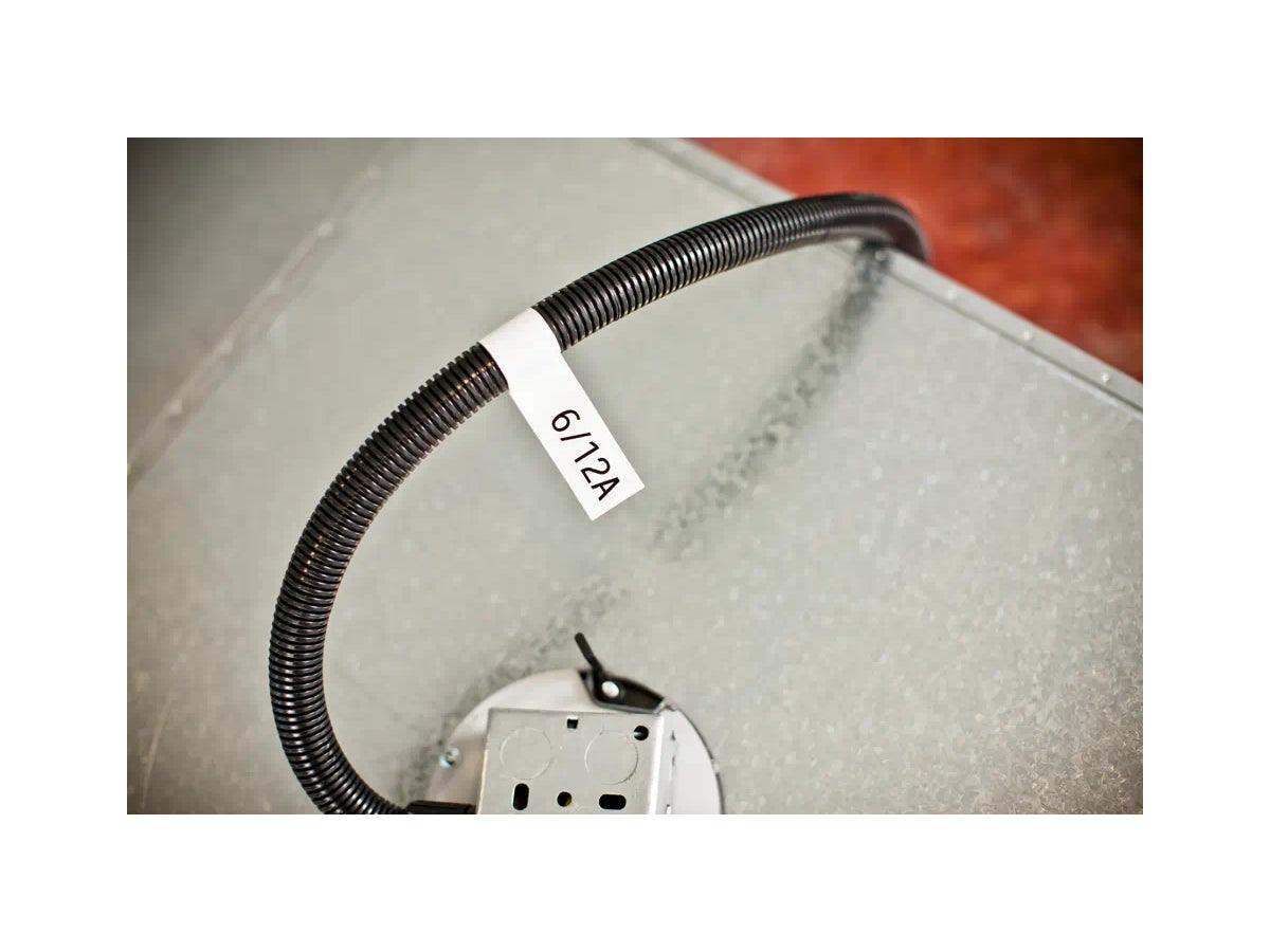 Brother P-Touch TZ-FX231 Laminated Flexible Tape Black on White 12mm x 8m - Altimus