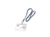 Deli PVC ID Pass Holder with String, Grey,50pcs/box, [E5756] - Altimus