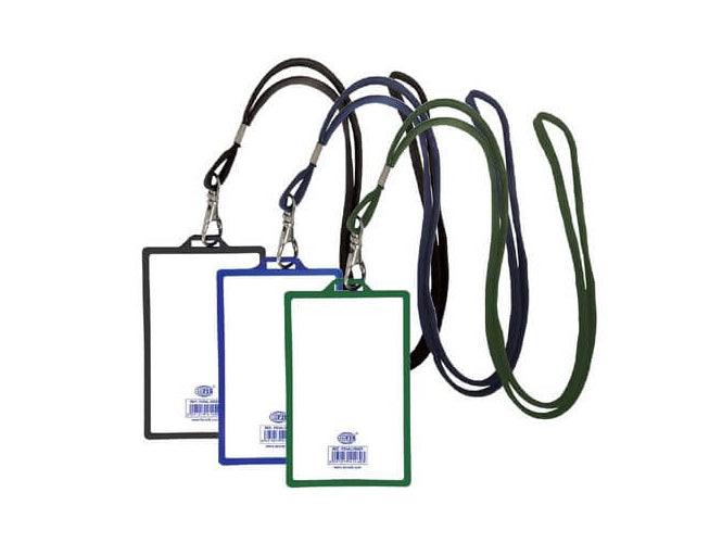 Colored Vertical Name Badge Holders, Set of 25, (FSNALY99BK) - Altimus