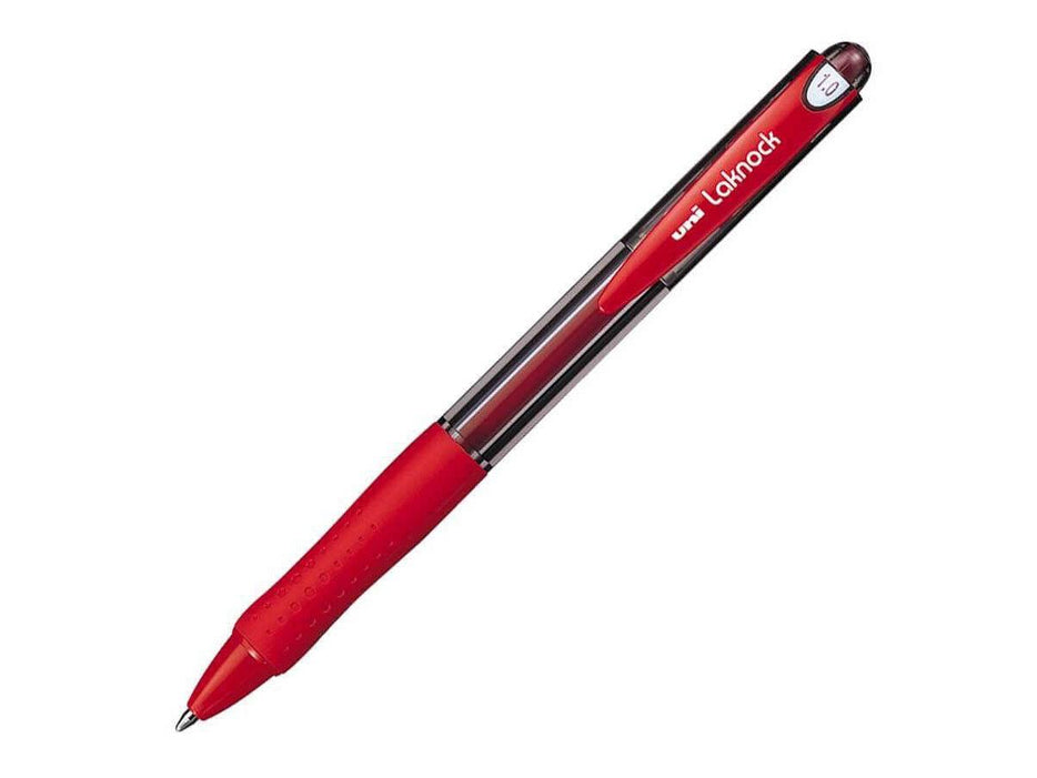 Uni Laknock Ballpoint Pen 1.0mm Red - Altimus