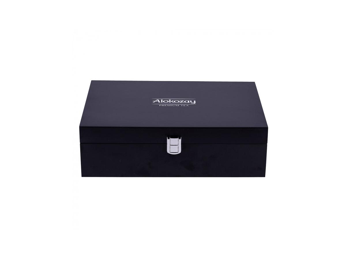 Alokozay Wooden Tea Box 12 Compartment – 144 Assorted Tea Bags - Altimus