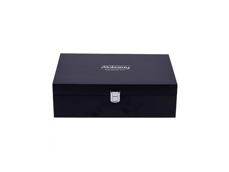 Alokozay Wooden Tea Box 12 Compartment – 144 Assorted Tea Bags - Altimus