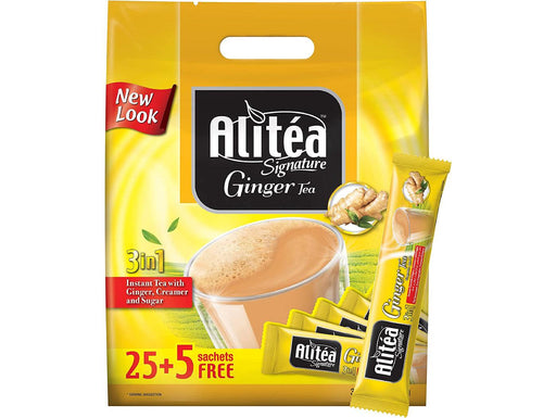 Alitea 3 in 1 Signature Ginger Tea 20g x 25 + 5 Sachets - Altimus