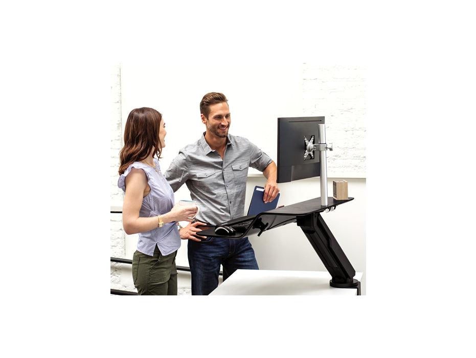 Fellowes Lotus™ RT Sit-Stand Workstation – Single Black (FEL 8081501 ...