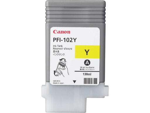 Canon PFI-102 Yellow Original Ink Cartridge (PFI-102Y) - Altimus