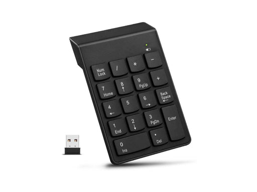 Mini Wireless Numeric Digital Keypad, Black - Altimus