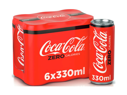 Coca Cola Zero in Can 330ml 6pcs/pack - Altimus