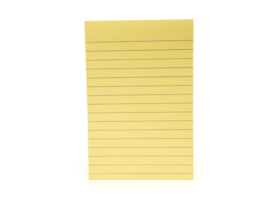 3M Post-It Notes Lined Canary Yellow 660 4inx6in - Altimus