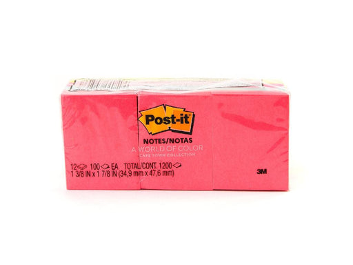 3M Post-It Neon Color 653AN 1.5inx2in 12pads-pack - Altimus