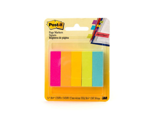 3M Post-It Page Ultra Markers Ultra Colors 670-5AN, 5 Pads-Pack, 100 Sheets/Pad - Altimus