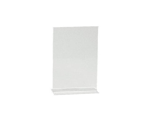 Acrylic Sign Holder 2 Sided T-Base A5 149x210mm - Altimus