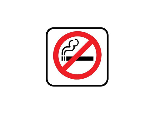 Sticker ""NO SMOKING"" 10x10cm Square - Altimus