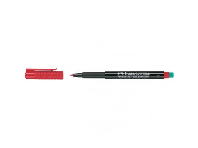 Faber Castell Multimark 1513 Permanent Fine 0.6mm, Red