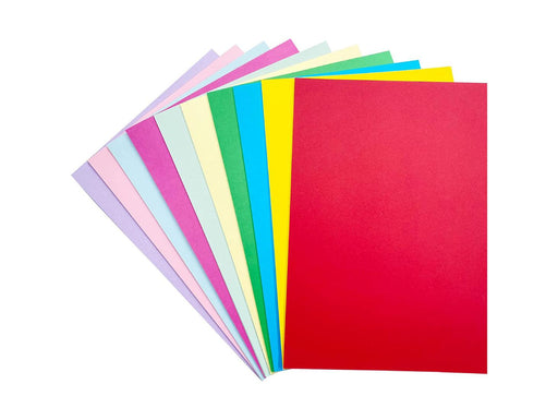 Colored Card Paper A3,10 Assorted Colors, 160gsm, 50sheets/pack - Altimus