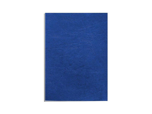 Partner A4 Embossed Leather Board Binding Cover 100/pack Dark Blue - Altimus