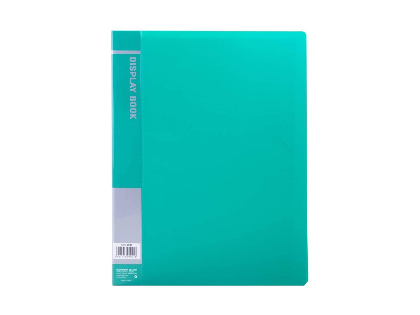 Deli 5004 Clear Book A4 Assorted Colors 40 Pockets - Altimus
