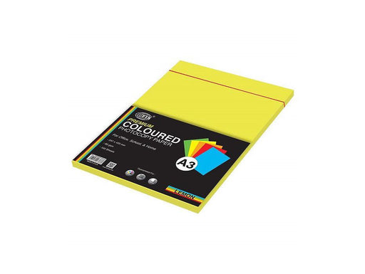 Coloured Paper, A3, 100pcs/Pack, Yellow - Altimus