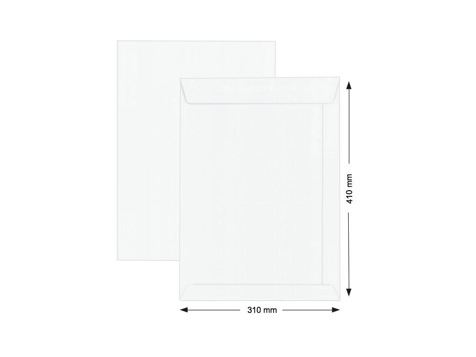Hispapel White Envelope 310 x 410mm 16" x 12" 250pcs/box - Altimus