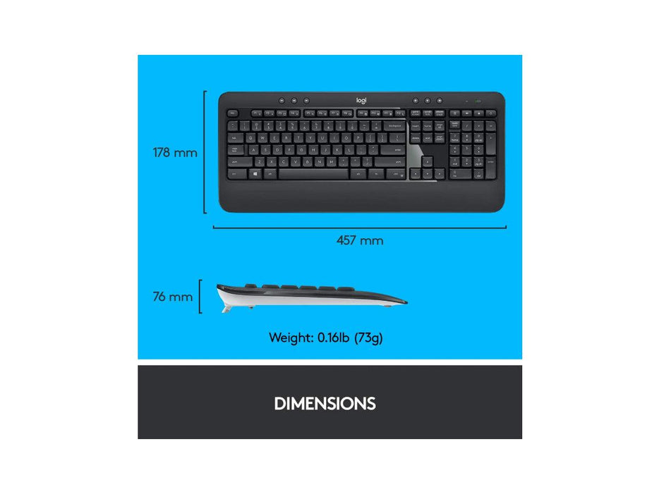 Logitech MK540 Wireless Keyboard and Mouse Set - Altimus