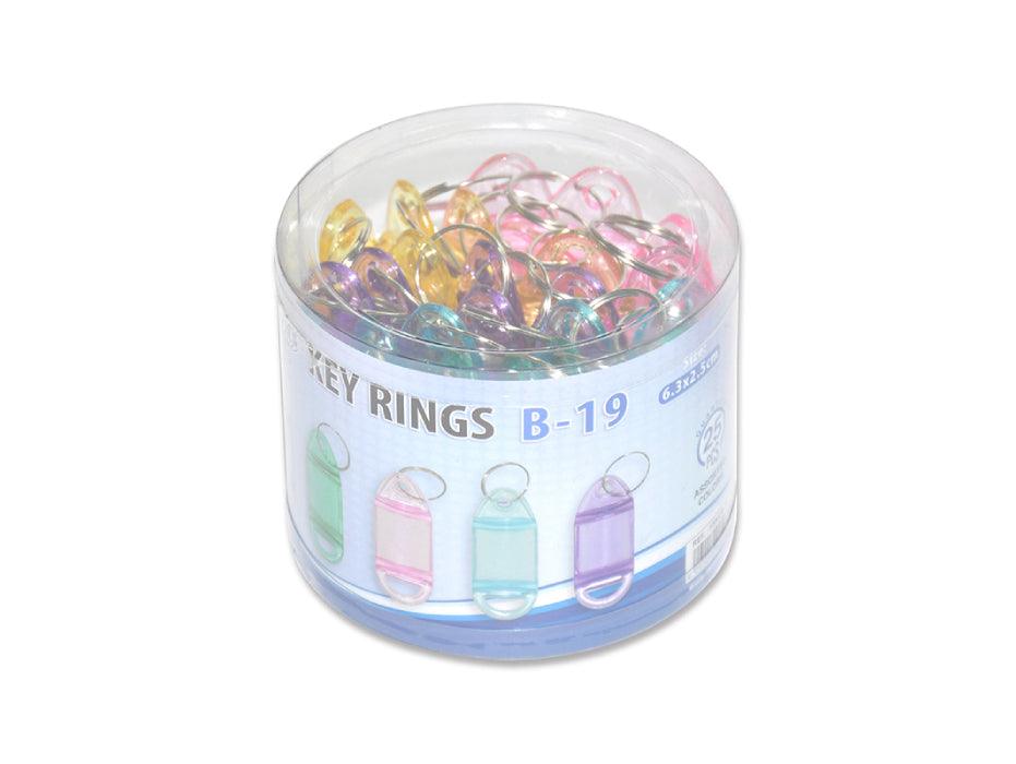 Plastic Key Rings, Assorted Colors, 25pcs/pack | Dubai & Abu Dhabi, UAE ...
