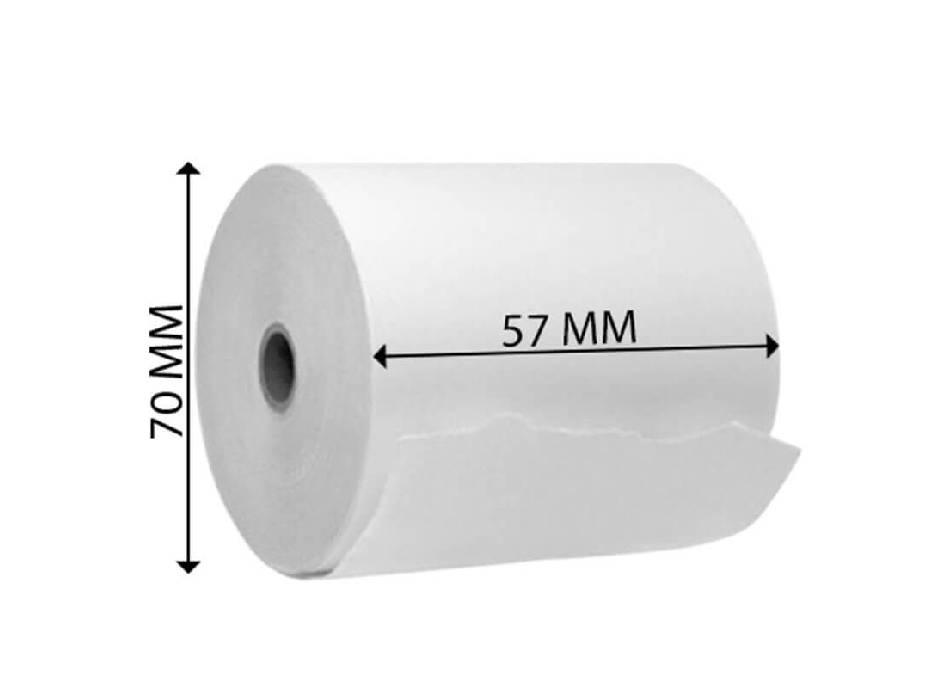 Thermal Cash Roll, 57mm x 70mm, White, 5Pcs-Pack - Altimus